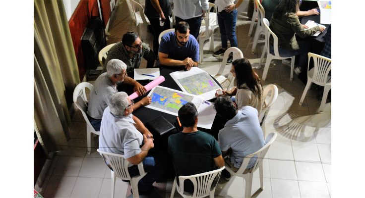 ornada de trabajo intenso en el Primer Taller Participativo local para construir el Plan Base