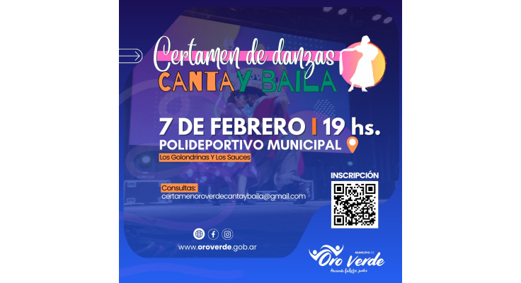 Oro Verde Canta y Baila tendrá un certamen de Danzas