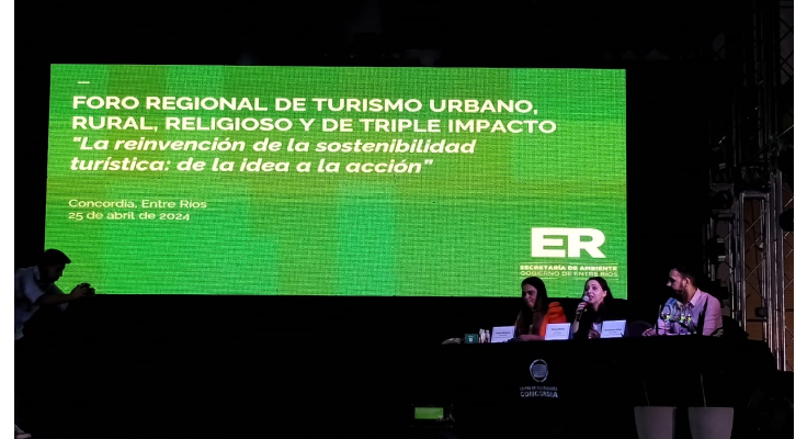 Oro Verde participó del Foro de Turismo Urbano, Rural, Religioso y Triple Impacto en Concordia