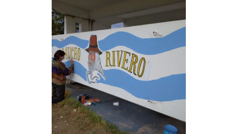 PINTAN MURALES EN CINCO GARITAS DE LA CIUDAD