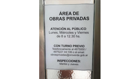 PODRÁN ABONARSE DE MANERA REMOTA LOS TRÁMITES REALIZADOS EN EL ÁREA DE OBRAS PRIVADAS