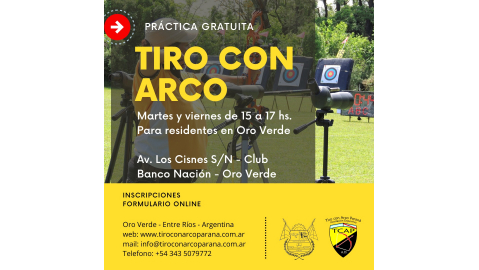 PRÁCTICAS GRATUITAS DE TIRO CON ARCO