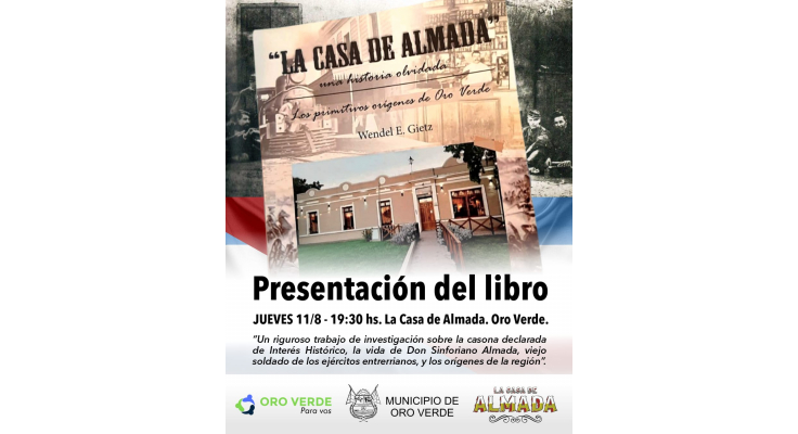 PRESENTACIÓN DEL LIBRO “LA CASA DE ALMADA”