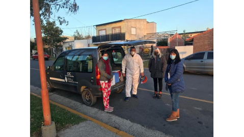 PRIMERA SEMANA CON HISOPADOS A DOMICILIO EN LA LOCALIDAD