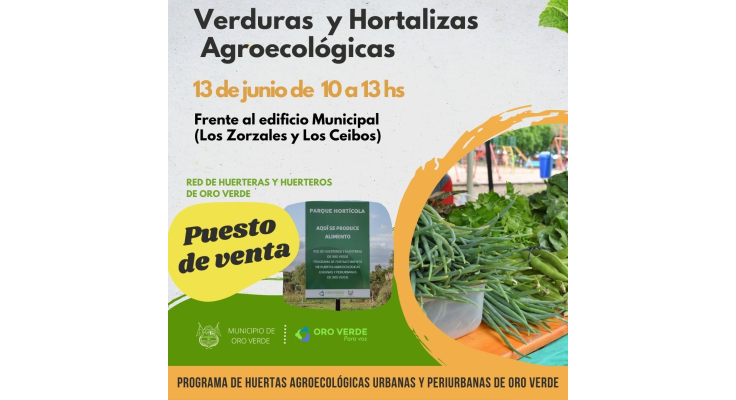 PUESTO DE VENTA DE VERDURAS DE HOJA FRENTE AL EDIFICIO MUNICIPAL