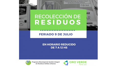 RECOLECCIÓN EN HORARIO REDUCIDO