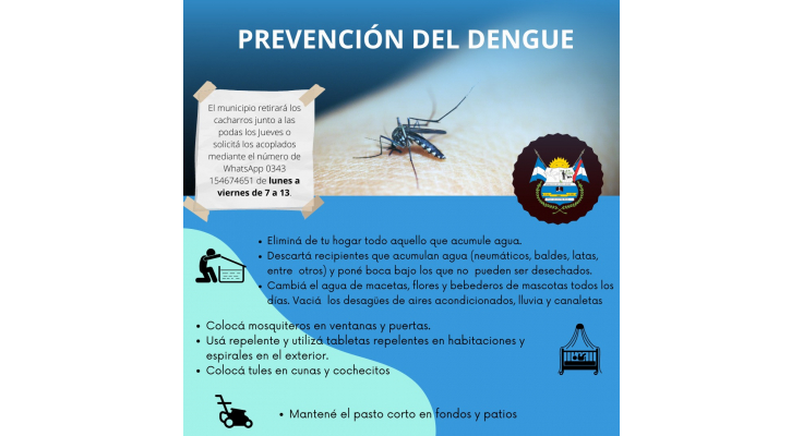 RECOMENDACIONES PARA LA PREVENCIÓN DEL DENGUE