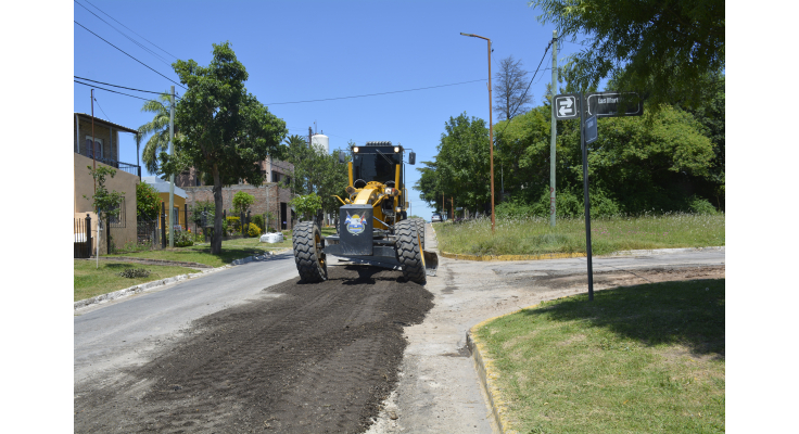 Reparan provisoriamente calle Las Rosas