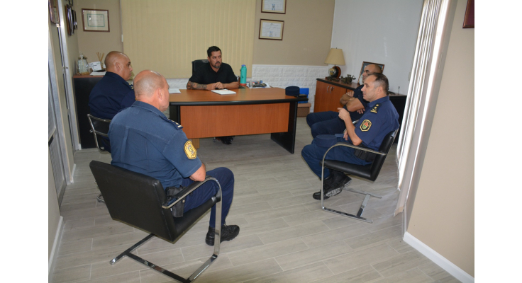 REUNIÓN CON EL JEFE DE LA POLICÍA DE LA DEPARTAMENTAL PARANÁ