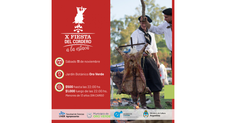 SE VIENE LA DÉCIMA EDICIÓN DE LA FIESTA DEL CORDERO A LA ESTACA