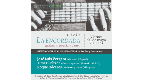 SE VIENE “LA ENCORDADA” EN EL MUSEO CONRADO HASENAUER