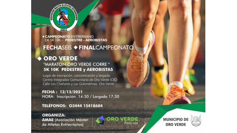 SE VIENE LA SÉPTIMA EDICIÓN DE LA MARATÓN “ORO VERDE CORRE”