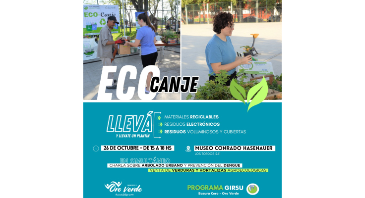 ¡Se viene un nuevo Ecocanje! Cambiá para cuidar el planeta y la salud de todos