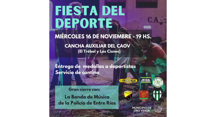 SE VIENE UNA NUEVA EDICIÓN DE LA FIESTA DEL DEPORTE ESTE MIÉRCOLES
