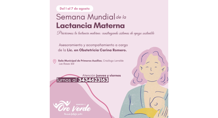 Semana Mundial de la lactancia materna