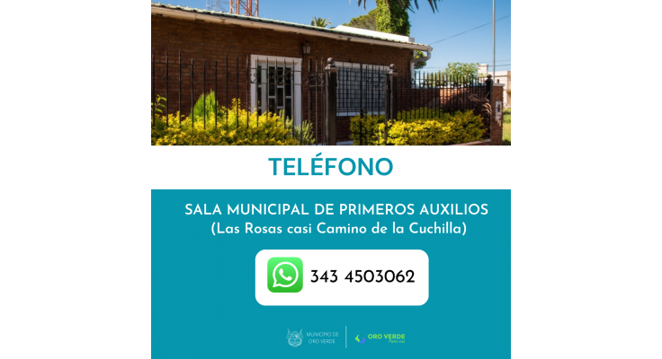 SERVICIOS DE LA SALA MUNICIPAL DE PRIMEROS AUXILIOS