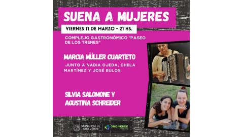 SUENA A MUJERES" EN EL PASEO DE LOS TRENES