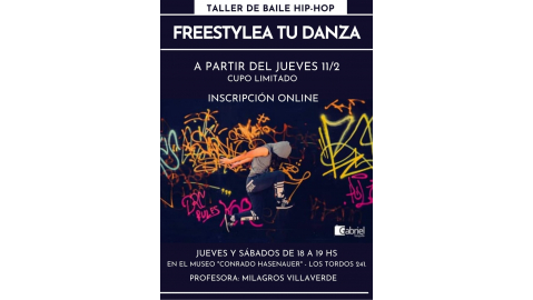 TALLER DE HIP HOP EN EL MUSEO CONRADO HASENAUER