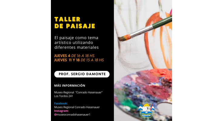 TALLER DE PAISAJE A CARGO DEL PROFESOR SERGIO DAMONTE