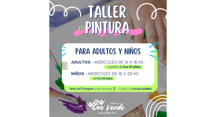 Taller de Pintura para niños y adultos