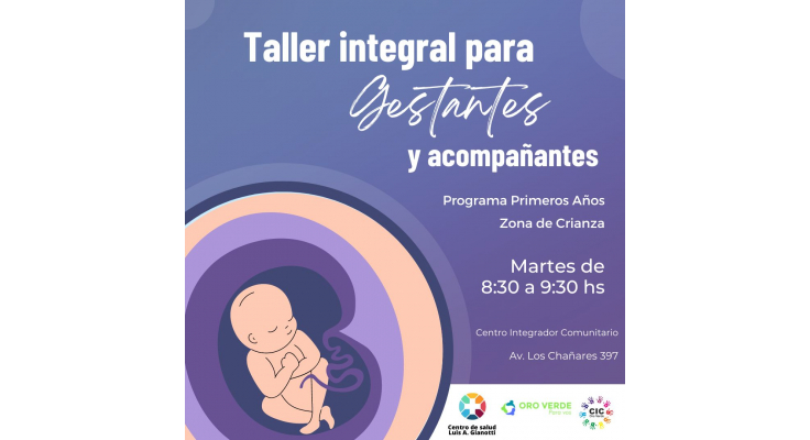 TALLER INTEGRAL PARA GESTANTES Y ACOMPAÑANTES