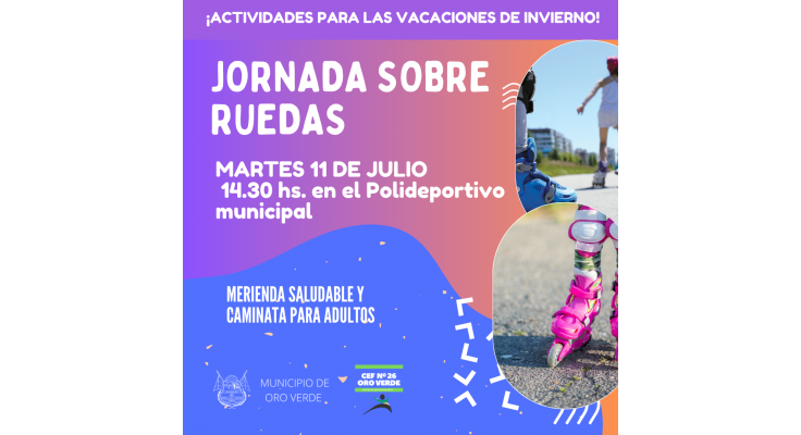 VACACIONES DE INVIERNO: LLEGA LA JORNADA SOBRE RUEDAS