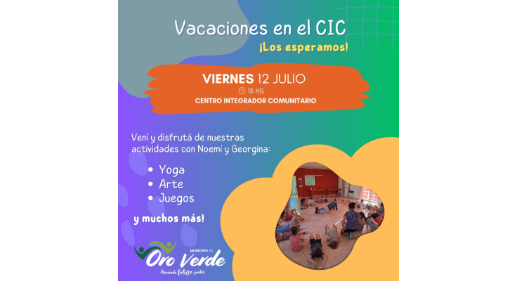 ¡Vacaciones en el CIC!
