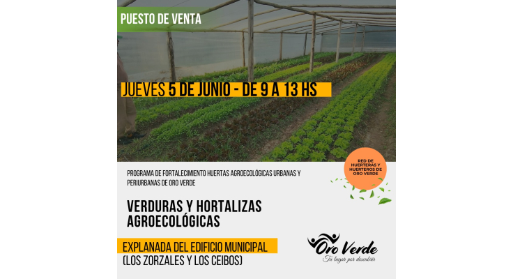 Venderán verduras agroecológicas cultivadas en el Parque Hortícola municipal
