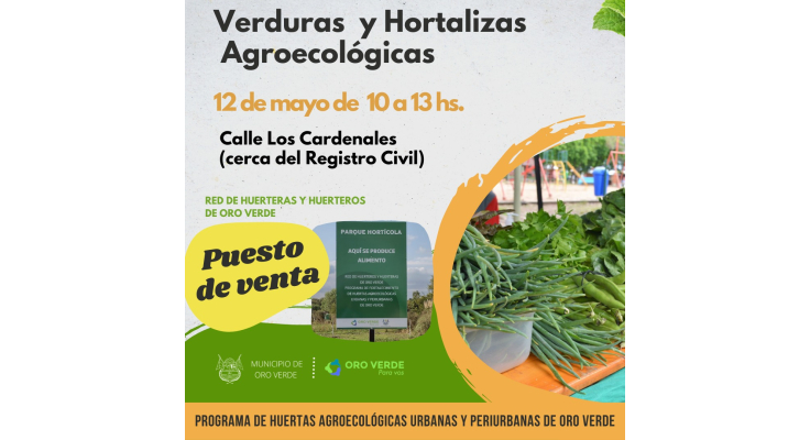 VENTA DE VERDURAS Y HORTALIZAS AGROECOLÓGICAS ESTE VIERNES