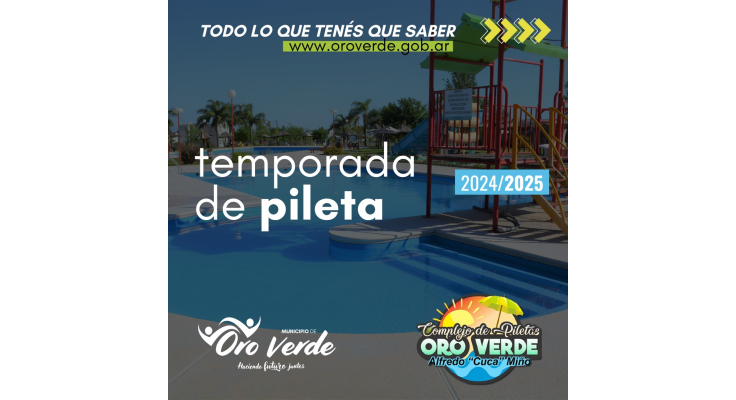 Verano en el Complejo de Piletas municipal