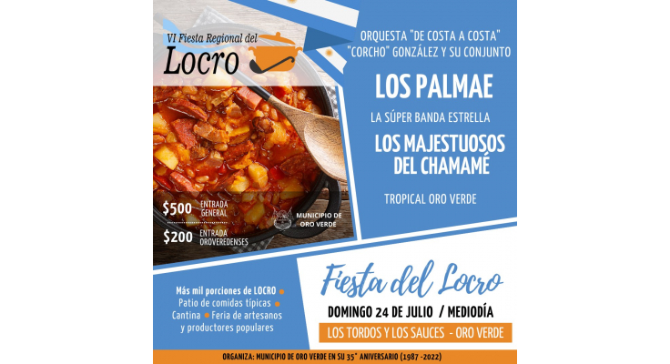 VI FIESTA DEL LOCRO: TODO LO QUE TENÉS QUE SABER